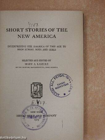 Short stories of the new America