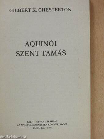 Aquinói Szent Tamás