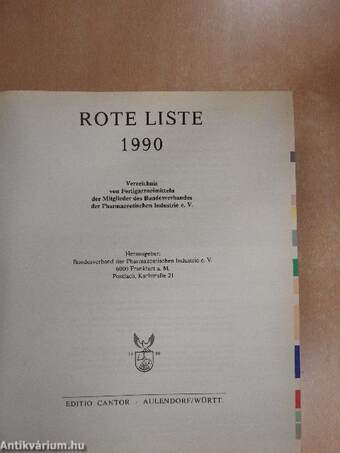 Rote Liste 1990