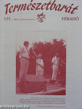 Természetbarát Híradó 2003. július-augusztus