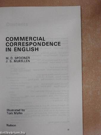 Commercial Correspondence in English