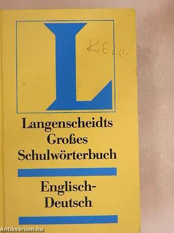 Langenscheidts Großes Schulwörterbuch