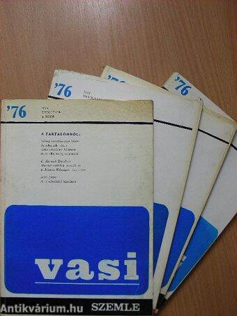 Vasi Szemle 1976/1-4.