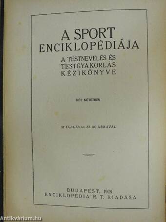 A sport enciklopédiája II. (töredék)