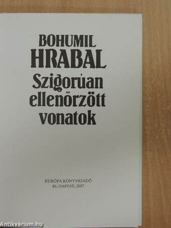 Szigorúan ellenőrzött vonatok