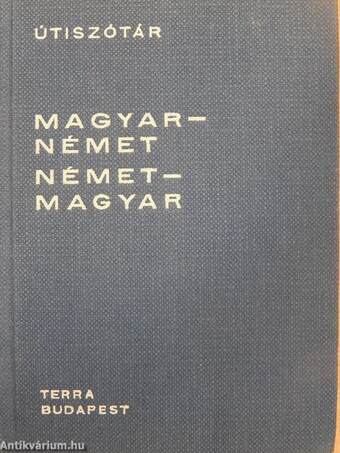 Magyar-német/német-magyar útiszótár