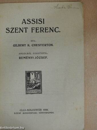 Assisi Szent Ferenc