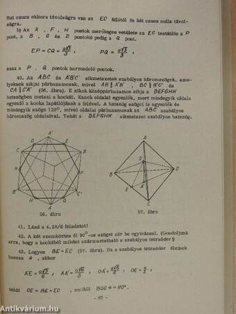 Geometriai példatár II.