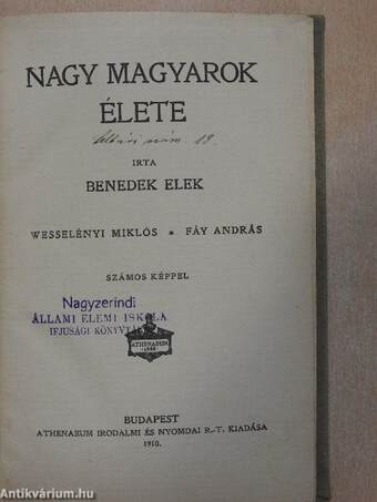 Nagy magyarok élete XI.