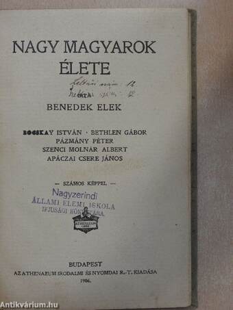 Nagy magyarok élete IV.