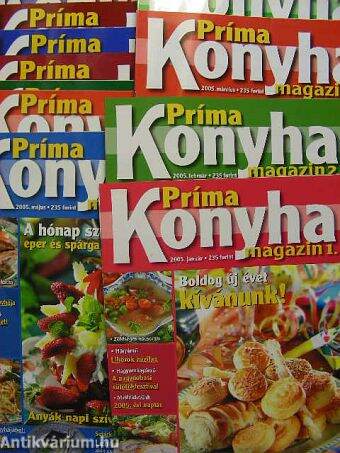 Príma Konyha Magazin 2005. (nem teljes évfolyam)