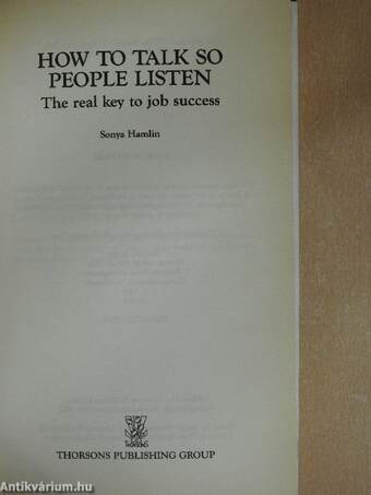 How to talk so people listen