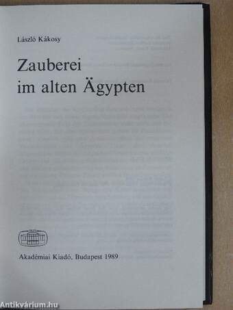 Zauberei im alten Ägypten