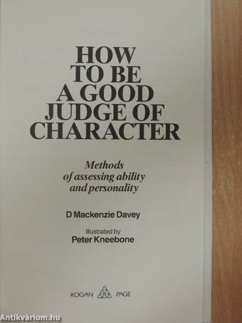 How to be a good judge of character