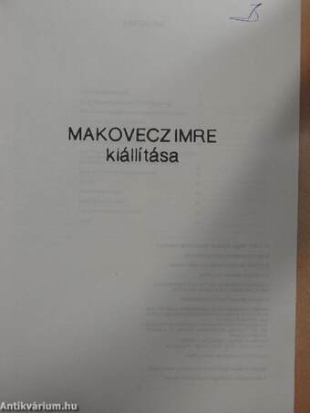 Makovecz Imre kiállítása