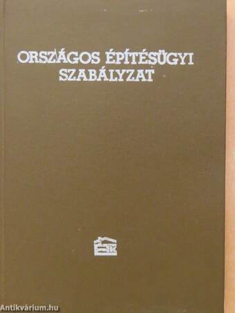 Az Országos Építésügyi Szabályzat és a Budapesti Városrendezési Szabályzat együttes alkalmazásának kézikönyve