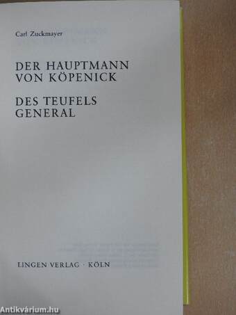 Der Hauptmann von Köpenick/Des teufels general