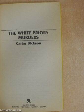 The white priory murders