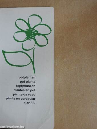 Potplanten/Pot Plants/Topfpflanzen/Plantes en pot/Piante da vaso/Planta en particular 1991/92