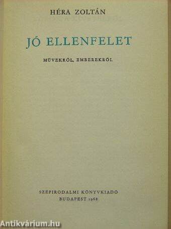 Jó ellenfelet