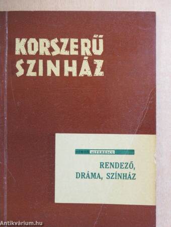 Rendező, dráma, színház