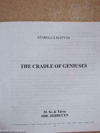 The Cradle of Geniuses