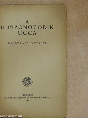 A huszonötödik ucca