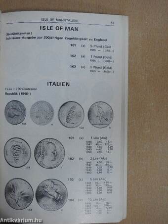 Münzenkatalog Europa ab 1945