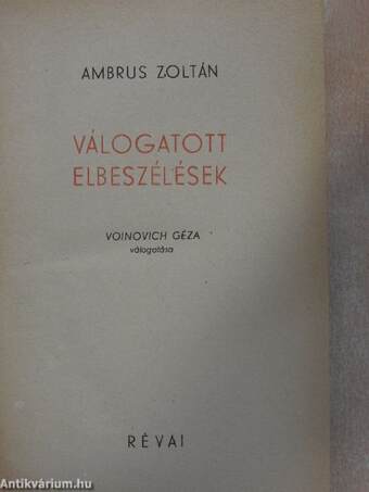 Válogatott elbeszélések