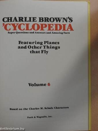 Charlie Brown's 'Cyclopedia Volume 6.