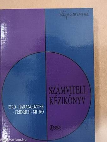 Számviteli kézikönyv