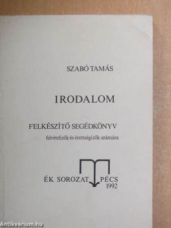 Irodalom 