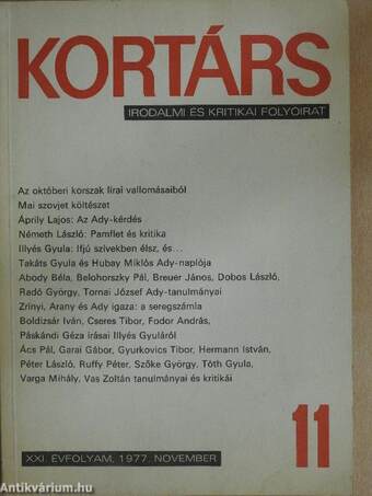 Kortárs 1977. november