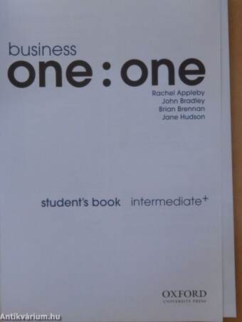 Business one: one - Intermediate - Student's book