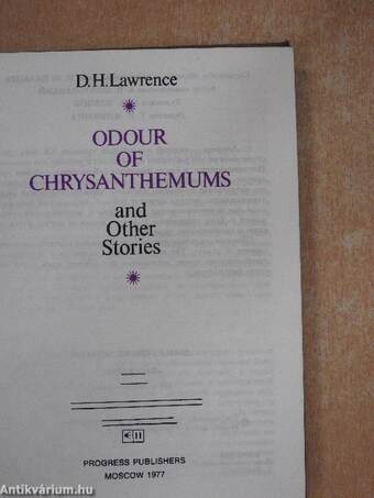 Odour of Chrysanthemums and Other Stories