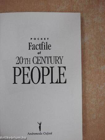 Pocket Factfile of 20th Century People