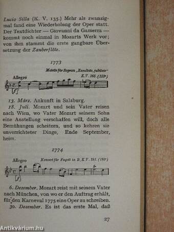 Wenn Mozart ein Tagebuch geführt hätte...