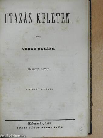 Utazás Keleten I-III.