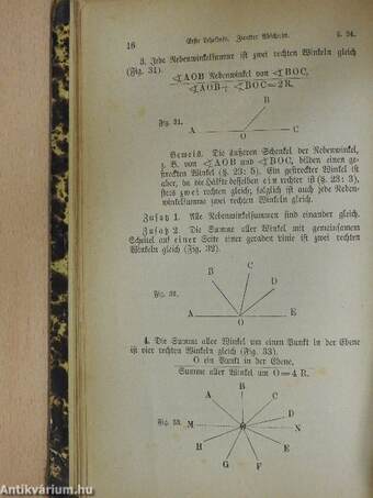 Lehrbuch der Mathematik für Gymnasien, Realschulen und andere höhere Lehranstalten I-III. (gótbetűs)