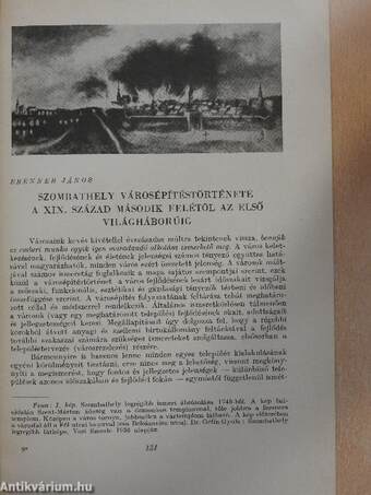 Szombathely városépítéstörténete a XIX. század második felétől az első világháborúig