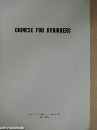 Chinese for Beginners