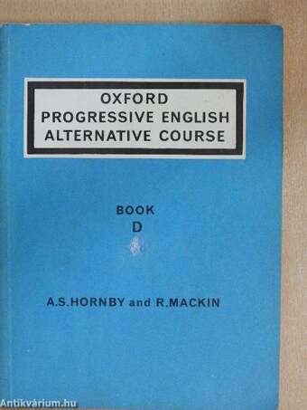 Oxford Progressive English Alternative Course - Book D