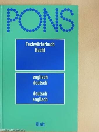 PONS - Fachwörterbuch Recht