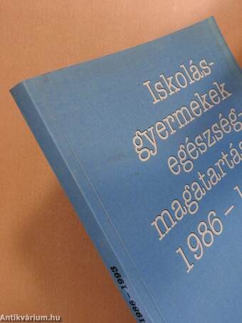 Iskolásgyermekek egészségmagatartása 1986-1993