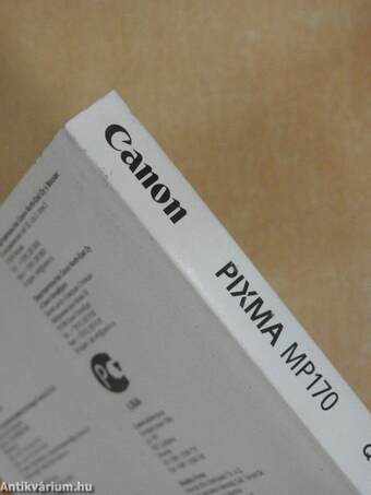 Canon Pixma MP170 - Quick Start Guide