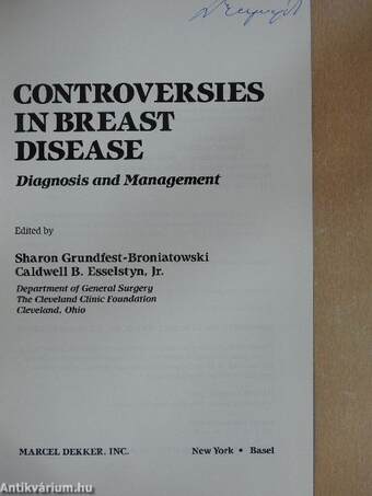 Controversies in breast disease