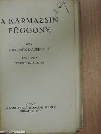 A karmazsin függöny