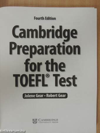 Cambridge Preparation for the TOEFL Test - CD-vel