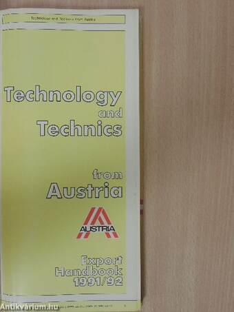 Technology and Technics from Austria