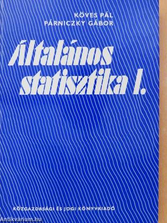 Általános statisztika I-II.